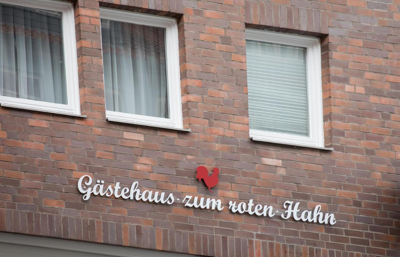 Gaestehaus Zum Roten Hahn Luneburg Bagian luar foto